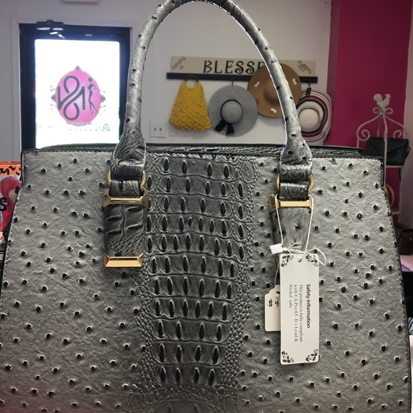 Sold...leather Crocodile PurseSOLD - Picture 1 of 8